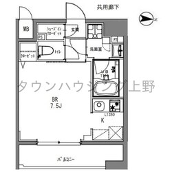 La Douceur秋葉原の物件間取画像